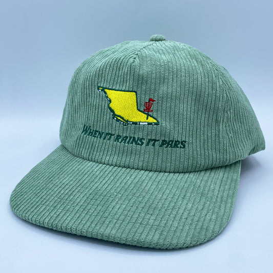 BC Thicc Cord Hat Green